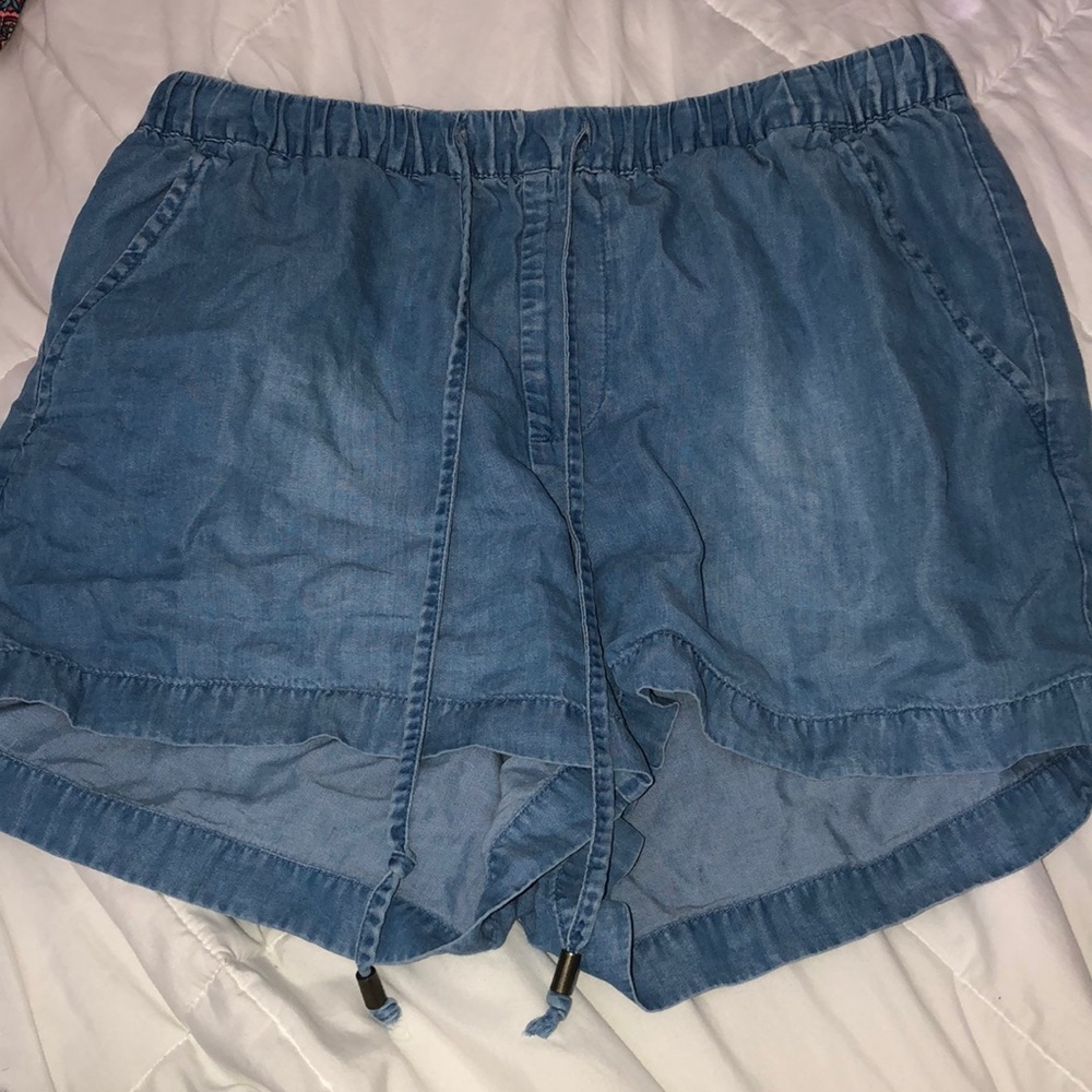 Blue shorts